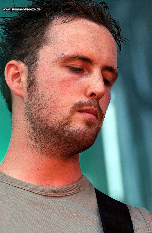 Bild eines Mitglieds der Band Callenish Circle beim Live-Auftritt.